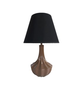 Gale Kahverengi Polyester Abajur (Pudra)