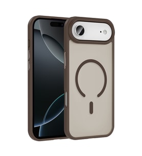 iPhone 17 Air Kılıf M-safe Şarj Özellikli Mat Arka Yüzey Sio Kılıf (Gold)