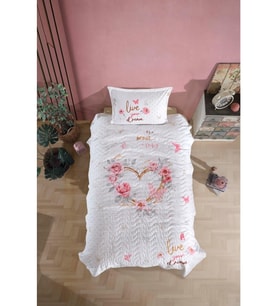 Clasy %100 Pamuk Dört Mevsim Set Tek Kişilik Dream V1 Bej