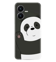 Vivo Y22S Kılıf Silikon Desen Özel Seri Hello Panda 1709