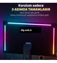DLG ARGB Bilgisayar Senkron Ambilight Aydınlatması
