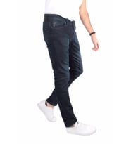 ERKEK LİKRALI KOYU LACİVERT KOT PANTOLON 1241