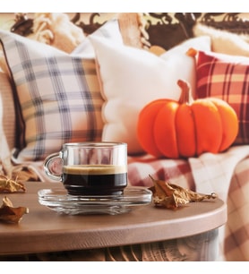 Cozy Cam Espresso Fincan Seti 6 Kişilik 91 ml (6 Espresso Fincanı ,6 Fincan Tabağı)