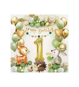 LÜKS 1 YAŞ DOĞUM GÜNÜ BALON SETİ