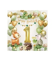 LÜKS 1 YAŞ DOĞUM GÜNÜ BALON SETİ