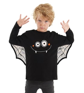 Halloween Erkek Çocuk Siyah T-shirt (Karışık)