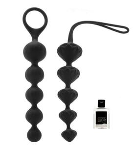 Satisfyer Love Beads Siyah  Toplar+Jel