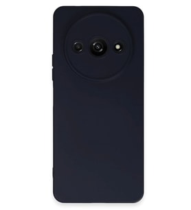 Northcity Xiaomi Redmi A3 4G Uyumlu Kılıf Nano içi Kadife Silikon - Lacivert