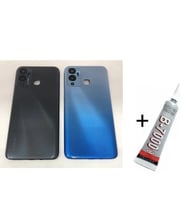 İNFİNİX HOT 12 PLUS Arka Batarya Pil Kapağı MAVİ (B7000 15 ML Yapıştırıcı)