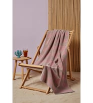 Füme Aztec %100 Pamuklu Plaj Havlusu 70x140 cm