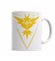 Pokemon Go Pikachu instinct sarı takım Kupa Bardak Porselen