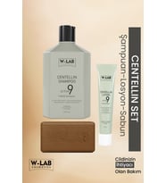 W-Lab Cosmetics Centellin Set Şampuan - Losyon - Sabun