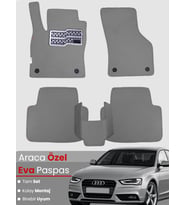 AUDİ A4 SEDAN (2008-2015) Uyumlu EVA Paspas Tam Set–Araca Özel,Su Geçirmez,Kolay Montaj