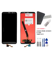 Tkgz Mate 10 Lite Uyumlu Lcd Ekran Dokunmatik -A- KaLite SİYAH + B-7000 + TAMİR SETİ