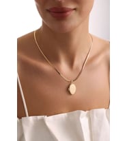 Altın Resimli Kolye Love Mod