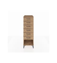 Kronos Dolap 6 Çekmeceli 44x59x134 Çam-Çam