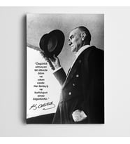 Atatürk Özgürlük Kanvas Tablo