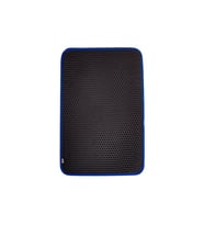 Cattie Kum Toplayıcı Fonksiyonel Kedi Paspası Altıgen Model L Boy - Blue 50-75cm