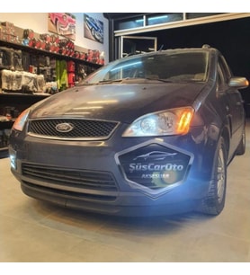 Ford C-Max 2003-2007 Uyumlu Üniversal Astra H lip Esnek Ön Lip 2 Parça Tampon Altı Dil Karlık Ön Ek