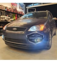 Ford C-Max 2003-2007 Uyumlu Üniversal Astra H lip Esnek Ön Lip 2 Parça Tampon Altı Dil Karlık Ön Ek