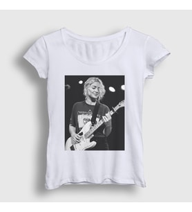 Presmono Kadın Beyaz Emmanuelle Proulx Man I Trust T-Shirt 537461tt (Beyaz)