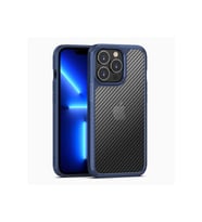 Apple iPhone 13 Pro Max Uyumlu Kılıf Zore İnoks Kapak (Mavi)