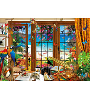 Educa 1500 Kuş Gözlemcisinin Penceresi Puzzle - 20333 - Bird Watcher's Window