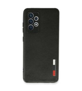 Samsung Galaxy A72 Kılıf Loop Deri Silikon - Siyah