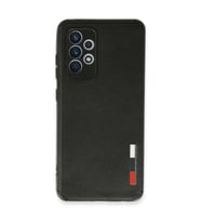 Samsung Galaxy A72 Kılıf Loop Deri Silikon - Siyah