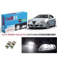 Alfa Romeo Giulietta LED Plaka Aydınlatma Ampul Seti FEMEX Parlak Beyaz