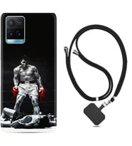 Vivo Y11S Y21S Y20 Y20S Y70 Kılıf Boyun Askılı Silikon Moon Baloon 1369