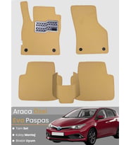 TOYOTA AURİS (2015-2020) Uyumlu EVA Paspas Tam Set–Oto Paspas,Araca Özel,Kolay Montaj