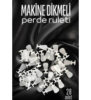 Makine Dikmeli Perde Düğmesi Perde Ruleti Perde Düğmesi 28 Adet