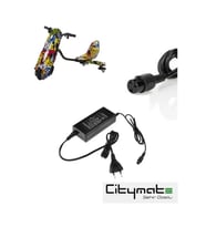 Drift Car 42V 2A Şarj Cihazı Elektrikli Kaykay Scooter Adaptör Tüm Marka Modellerle Uyumlu