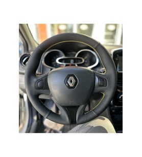 Clio 4 FAZ 1 2014-2017 Araca Özel Direksiyon Kılıfı (Makyajlı Kasalara Uyumlu Değildir)