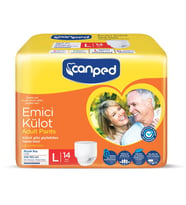 Canped Emici Külot Pants Hasta Yetişkin Bezi L - Büyük - Large 14 Adet Ekonomik Pk