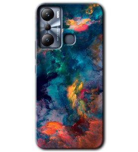 İnfinix Hot 20i Kılıf HD Desen Baskılı Kılıf - Color Storm