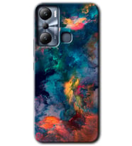 İnfinix Hot 20i Kılıf HD Desen Baskılı Kılıf - Color Storm