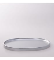 Victoria Oval Tepsi Büyük Gümüş