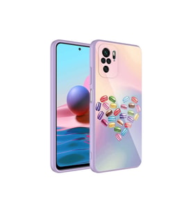 Xiaomi Poco M5S Uyumlu Kılıf Kamera Korumalı Desenli Sert Silikon Zore Epoksi Kapak