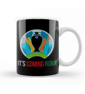 İt's Coming Home To Rome italy EURO Champion 2020 Kupa Bardak Porselen