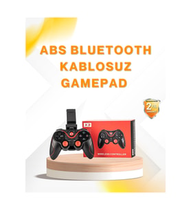 Kablosuz Bluetooth Gamepad PC Android TV Uyumlu Oyun Kumandası
