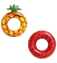 Renkli Ananas Desenli Deniz Simit - 361 -Ananas - 1 ADET