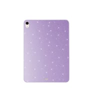Apple iPad Air 10.9 2020 (4.Nesil) Uyumlu Simli Parlak Görünümlü Zore Tablet Koton Kılıf (Lila)