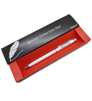 Signator® C673 Touch White Tükenmez Kalem  İsme Özel Kalem  Hediyelik Kalem - (Öğretmenler Günü, Doğum Günü, Yeni Yıl vb. Kutulu) (Karışık)