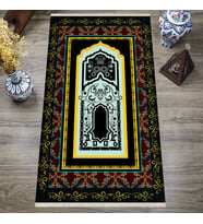 Dijital Baskılı, Yıkanabilir, Yumuşak Dokulu Çocuk ve Yetişkin SECCADE 65x115 cm  S-DOT-SN-058