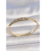 Pirinç Gold Renk Yıldız İşlemeli Zirkon Taşlı Kadın Kelepçe