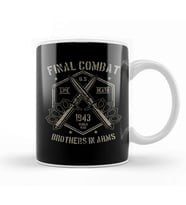 Final Combat Mural Kupa Bardak Porselen