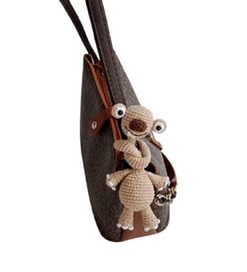 Sid Charm Direksiyon ve Çanta Süsü Amigurumi Organik Oyuncak