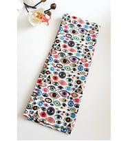 RENKLİ GÖZ DESENLİ AFRİKA TELLİ BANDANA